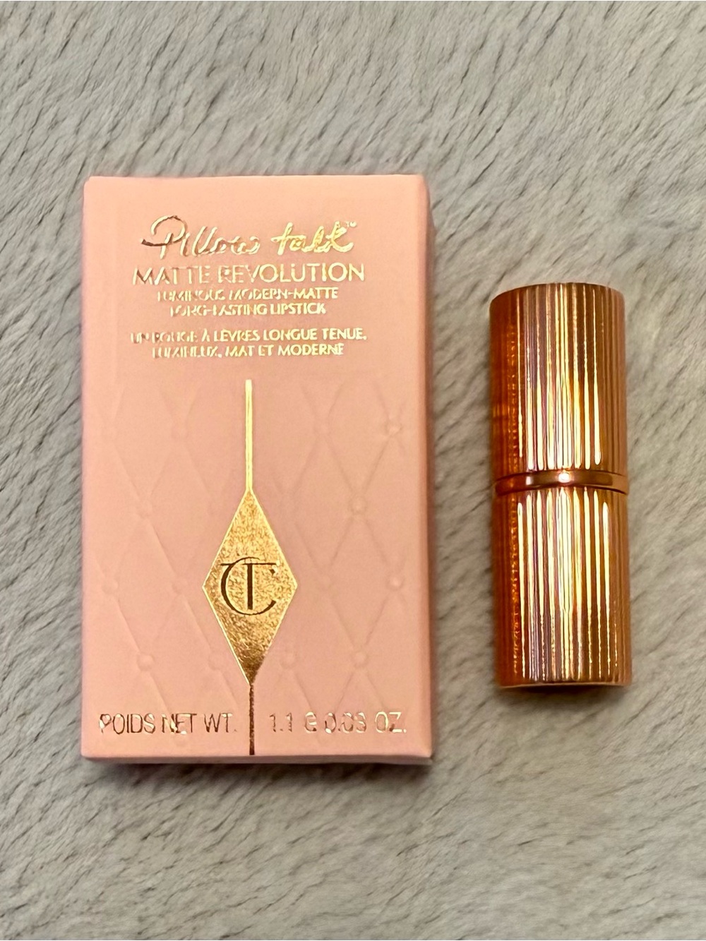 5/$25 🎆 NIB Charlotte Tilbury Pillow Talk Matte Revolution Hydrating Lipstick